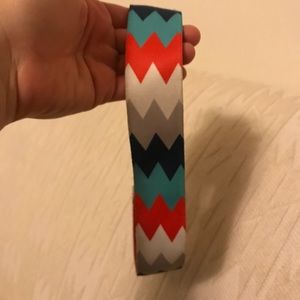 SweatyBand no slip headband - chevron pattern